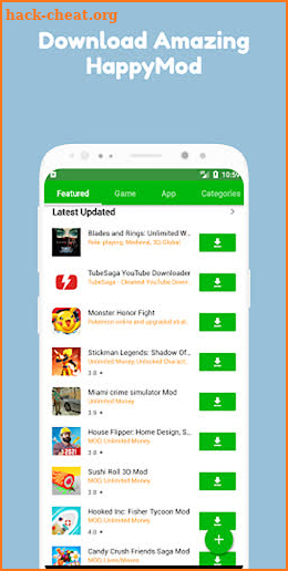 Happy apps tips for happy mod screenshot