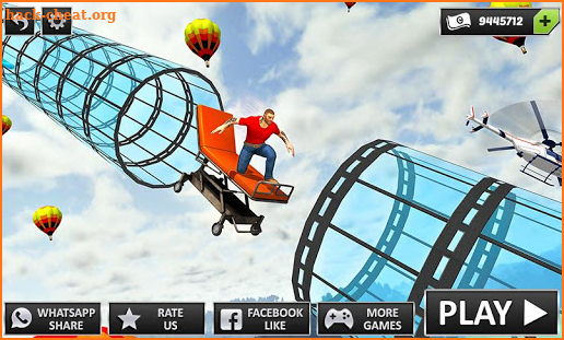 Happy Auto Wheels: Vertical Mega Ramp GT Stunts screenshot