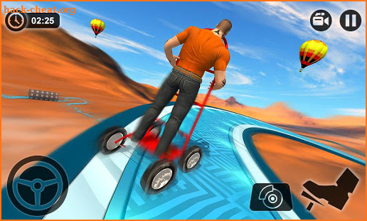 Happy Auto Wheels: Vertical Mega Ramp GT Stunts screenshot