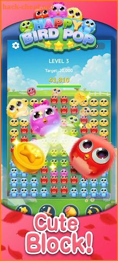 Happy Bird Pop - Match birds screenshot