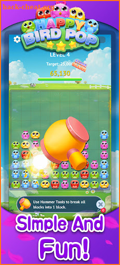 Happy Bird Pop - Match birds screenshot