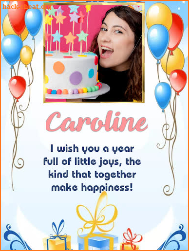 happy birthday cards with photo screenshot