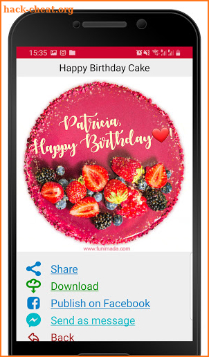 Happy Birthday GIFs with Name Maker screenshot