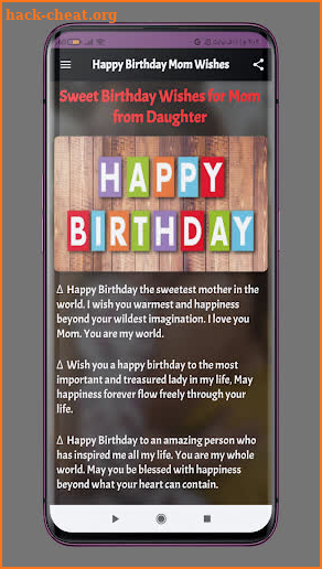 happy birthday mom wishes screenshot