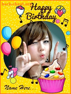 Happy Birthday Photo Frame Special Stickers screenshot