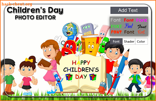 Happy Children's Day Photo Editor screenshot