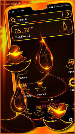 Happy Diwali Launcher Theme screenshot