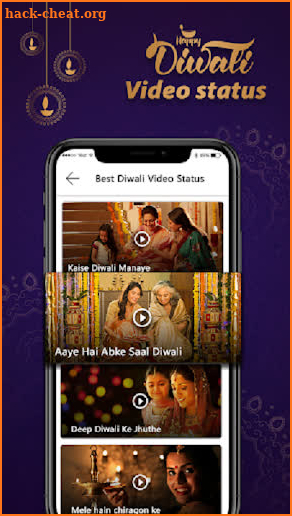 Happy Diwali Video Status screenshot