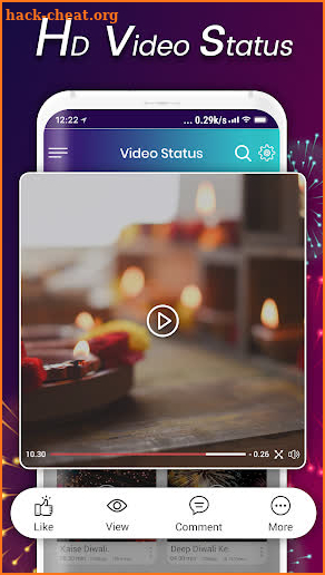 Happy Diwali Video Status - MV Video Maker screenshot