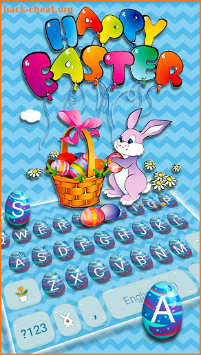 Happy Easter Keyboard Theme screenshot