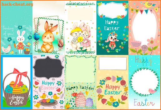 Happy Easter Photo Cards Editor screenshot