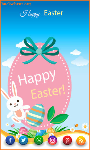 Happy easter stickers screenshot