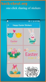 Happy Easter Stickers 2018 screenshot