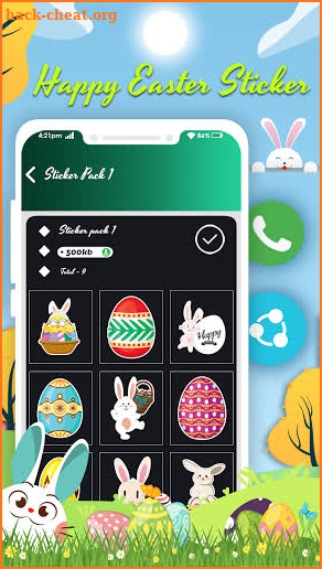 Happy Easter Stickers For WhatsApp : Easter Sunday screenshot