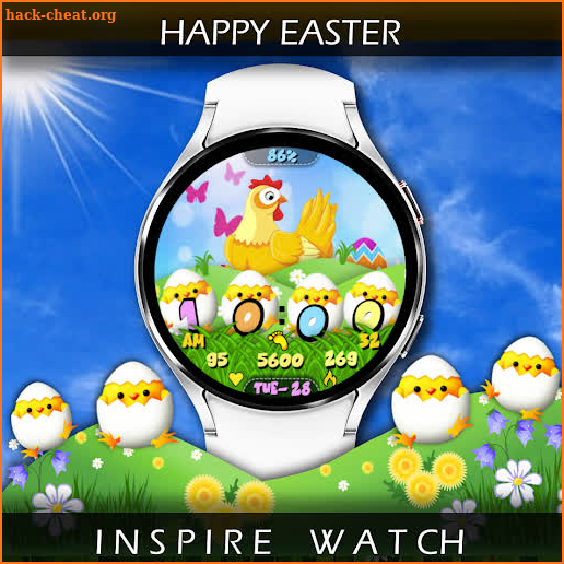 Happy Easter Watch Face screenshot