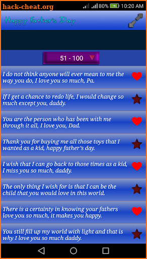 happy father's day wishes and quotes screenshot