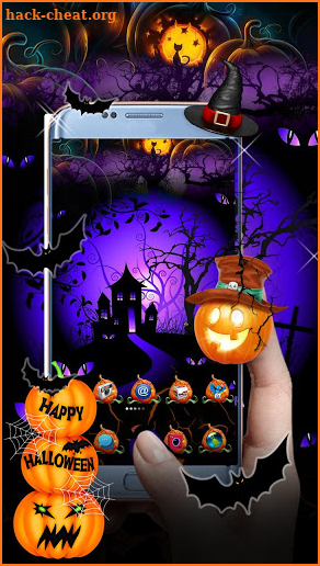 Happy Halloween Launcher Theme Live HD Wallpapers screenshot