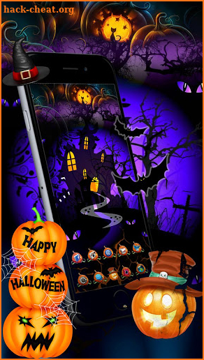 Happy Halloween Launcher Theme Live HD Wallpapers screenshot