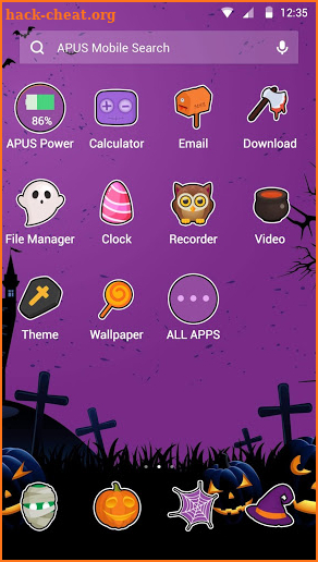 Happy Halloween night free theme🎃 screenshot