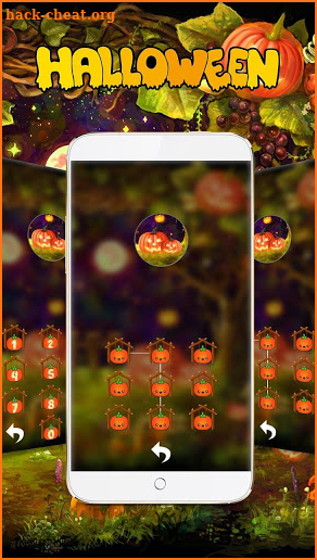 Happy Halloween Night Sky Theme screenshot