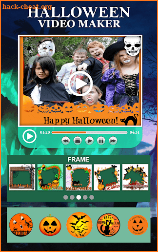 Happy Halloween Video Maker With Music 2018 screenshot