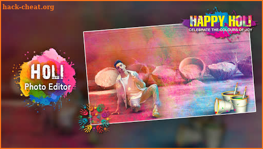 Happy Holi Photo Editor screenshot