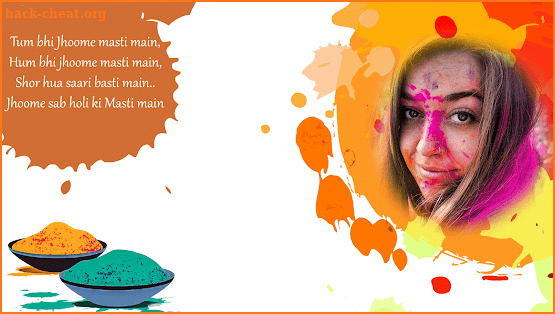 Happy Holi Photo frame screenshot