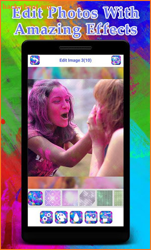 Happy Holi Photo Video Maker screenshot