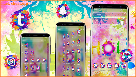 Happy Holi Theme screenshot