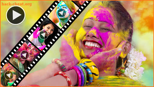 Happy Holi Video Maker screenshot