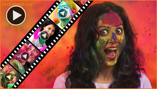 Happy Holi Video Maker screenshot