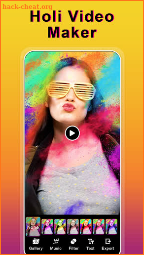 Happy Holi Video Maker 2021 screenshot