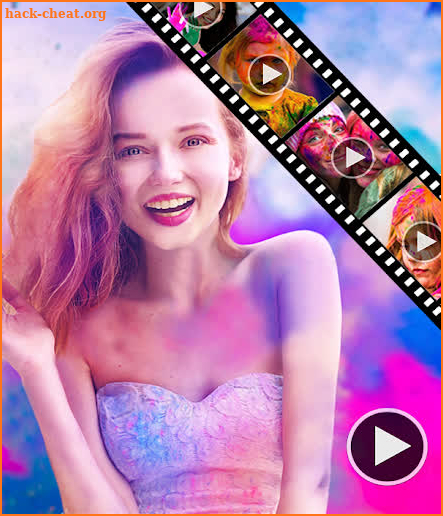 Happy Holi Video Maker screenshot