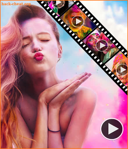 Happy Holi Video Maker screenshot