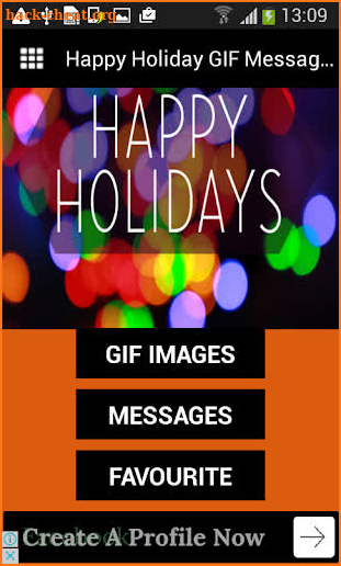 Happy Holiday GIF Messages screenshot