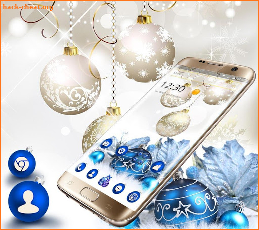 Happy Merry Christmas Theme screenshot