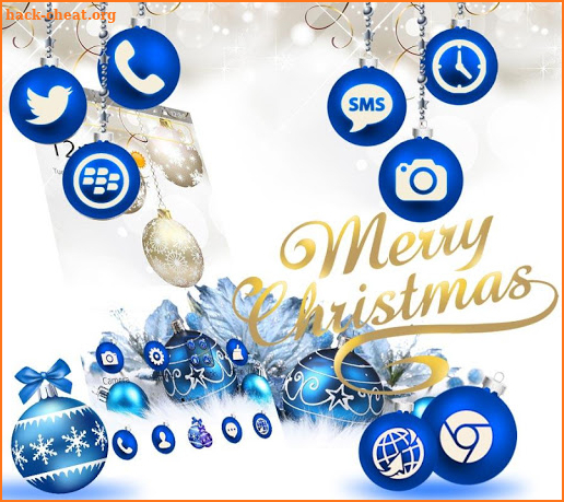 Happy Merry Christmas Theme screenshot