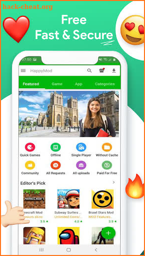 Happy-Mod Free - Happy Apps Guide 2021 screenshot