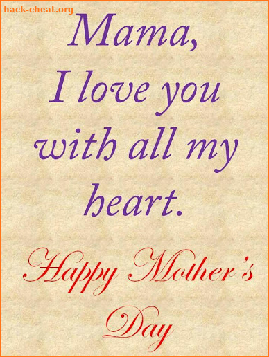 Happy Mother's Day screenshot