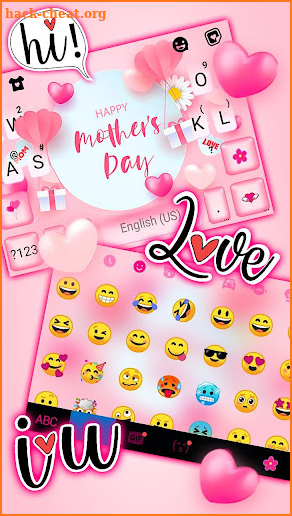 Happy Mothers Day Keyboard Theme screenshot