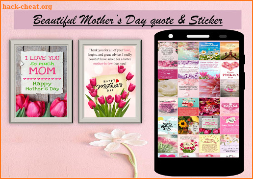 Happy mother's Day Quote and stickers screenshot