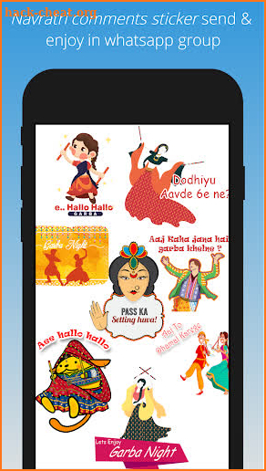 happy navratri stickers WAStickerApps 2021 screenshot