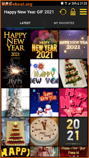 Happy New Year 2021 GIF screenshot