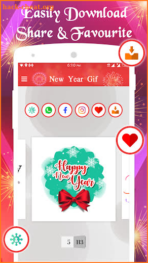 Happy New Year 2021 GIF :  Greetings & Wishes GIF screenshot