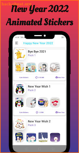 Happy New Year 2022 - Animated screenshot