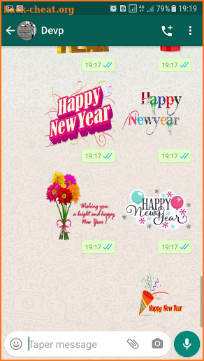 Happy New Year 2022 Stickers screenshot