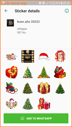 Happy New Year 2022 stickers-WAStickerApps screenshot