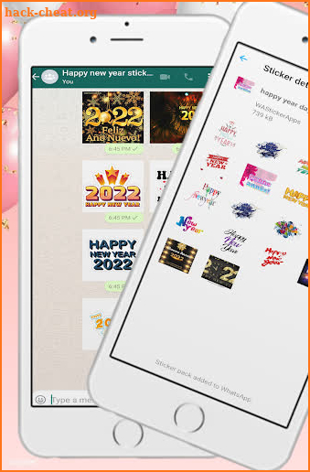 Happy New Year 2022 Stickers WAStickerApps screenshot