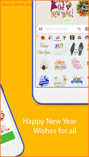 Happy New Year, Christmas Stickers for WhatsApp screenshot