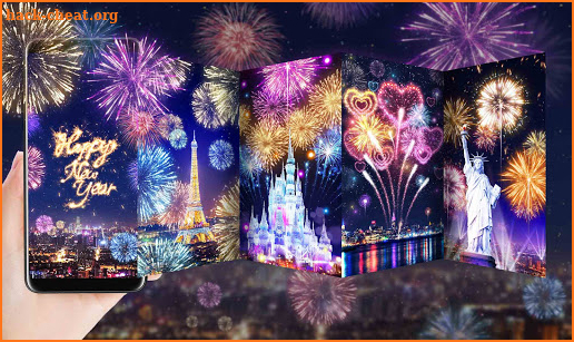 Happy New Year Firework Live Wallpapers screenshot